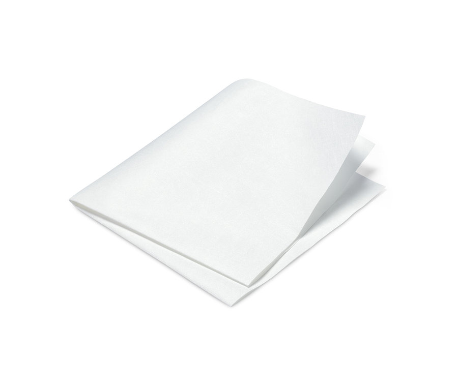 Zložená biela zázračná handrička.