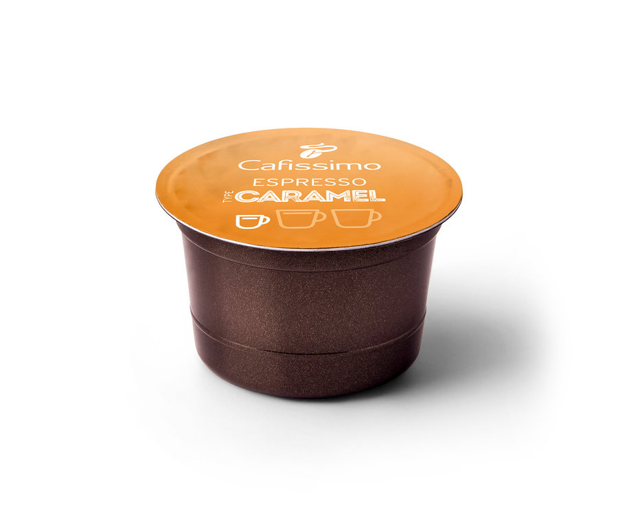 Kávová kapsula Cafissimo Flavoured Edition Espresso Caramel.