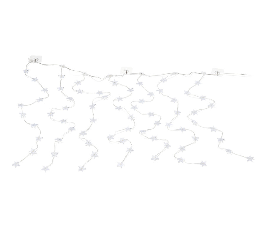 Zavesený hviezdny LED záves.