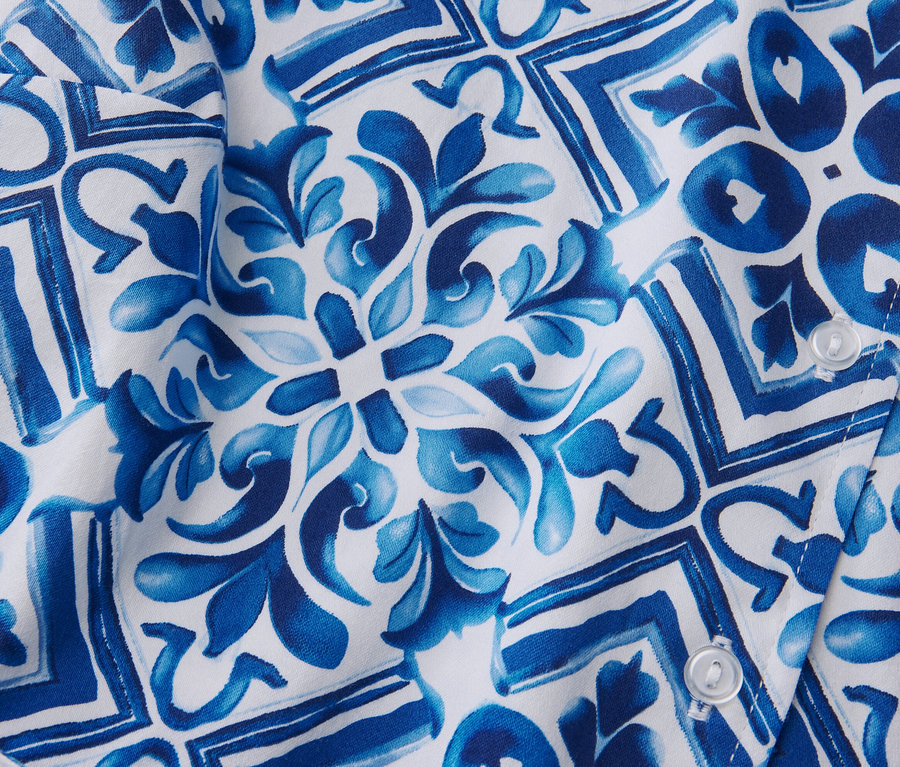 Detail potlačených midi šiat.