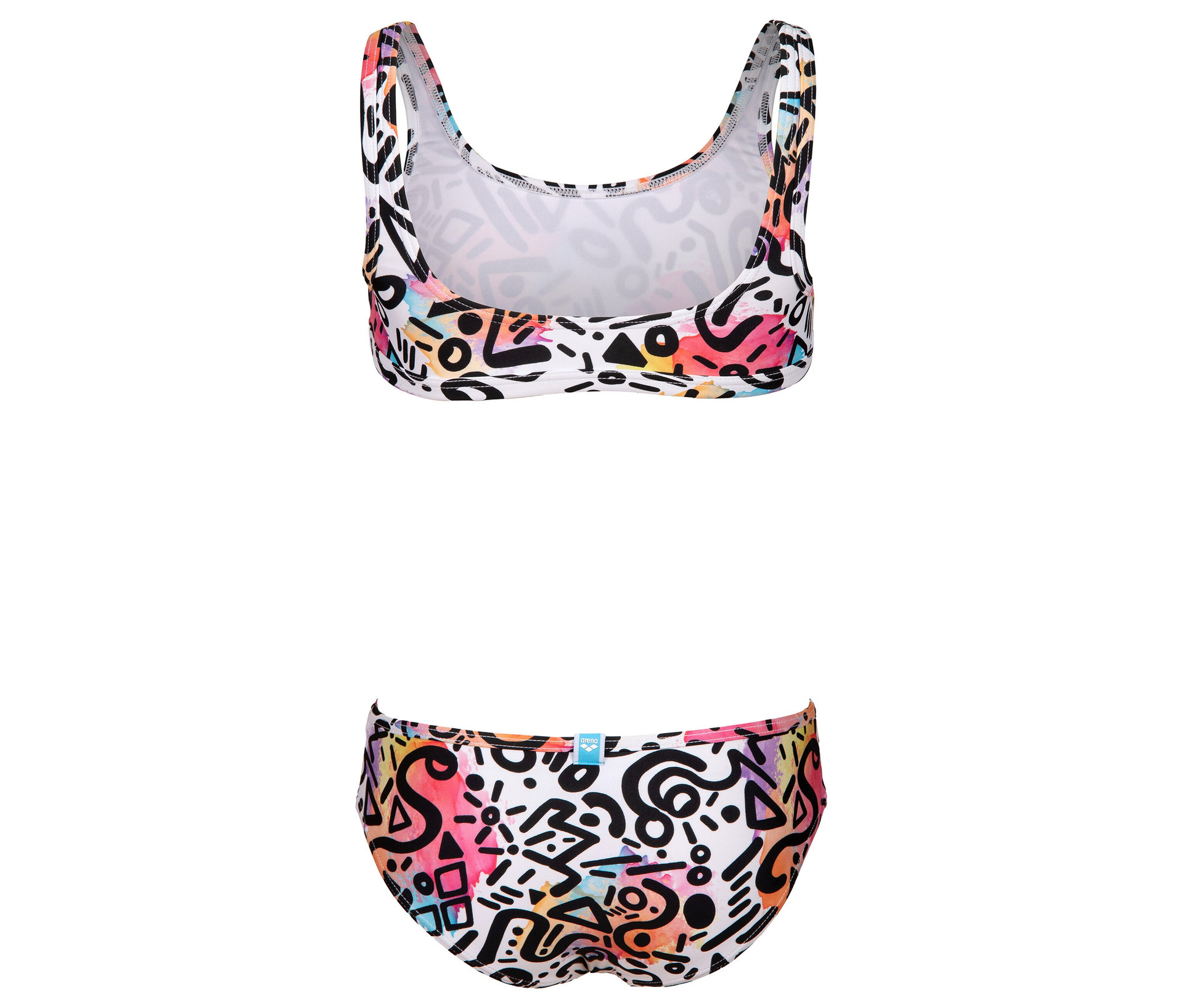 Detské bralette bikini arena »Water Print«