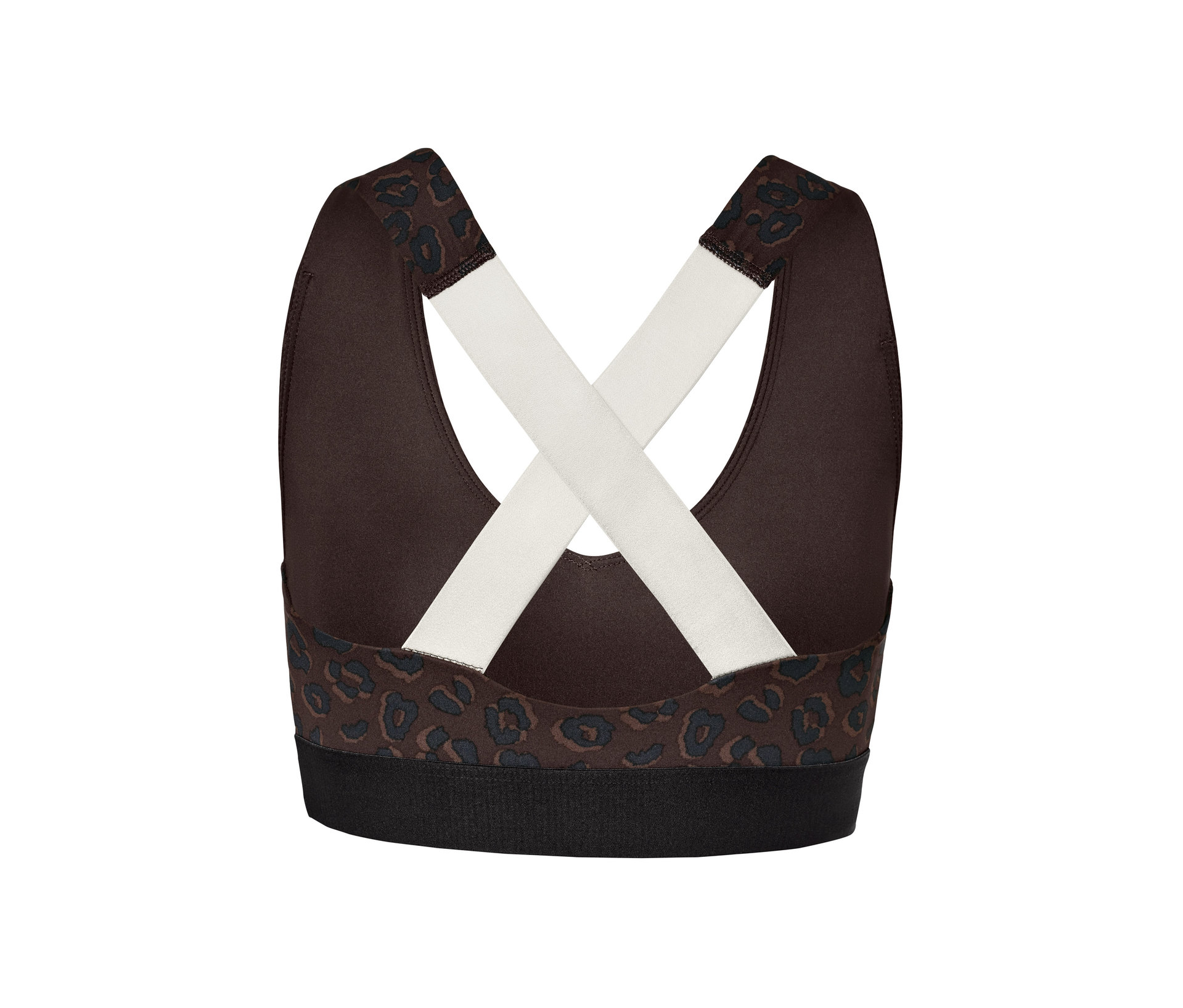 Tchibo - Športová podprsenka, hnedo-čierna