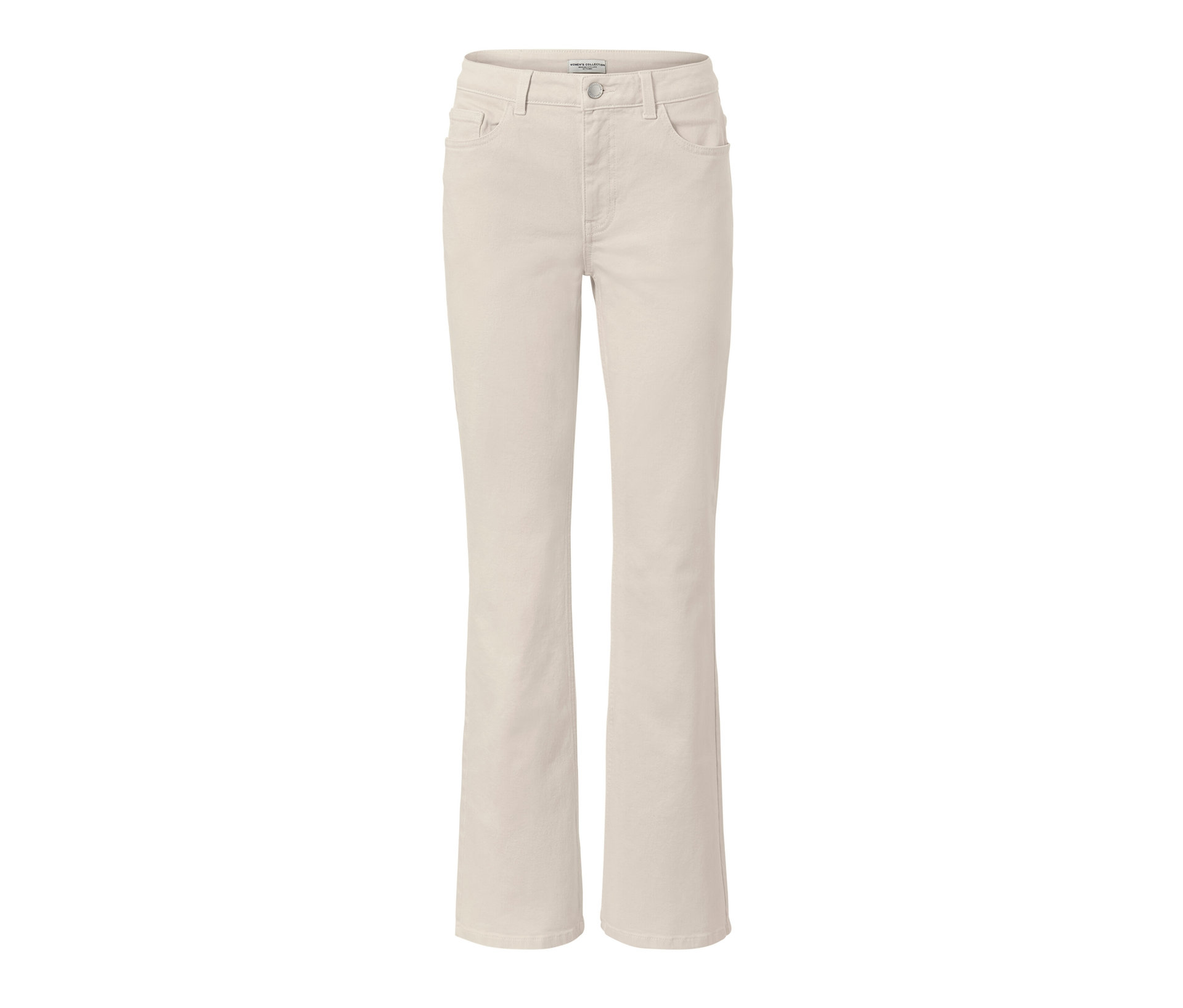E-shop Bootcut džínsky – strih "Lou", krémovobiele