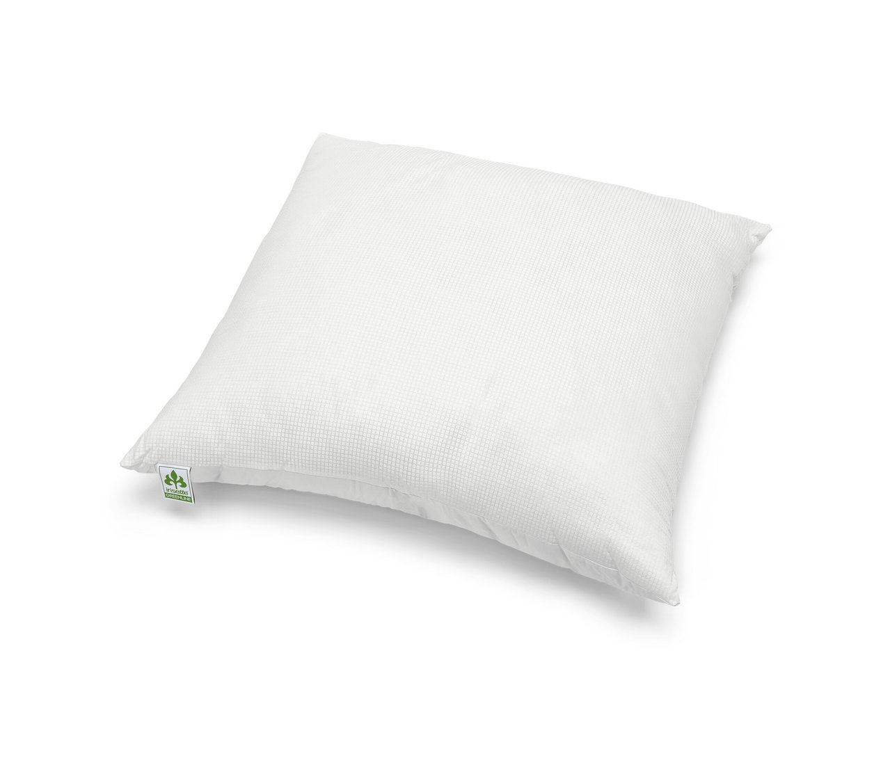 Biely vankúš irisette® greenline s technológiou Outlast®, cca 80 x 80 cm.