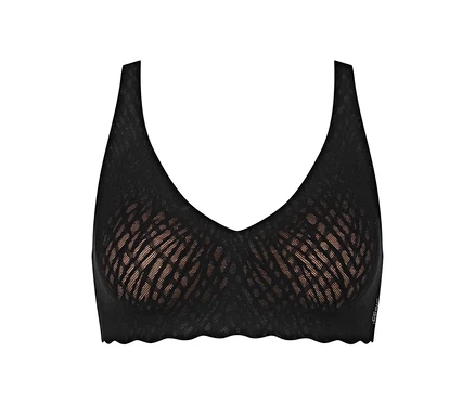 Čierna podprsenka sloggi ZERO Feel Bliss Soft bra.