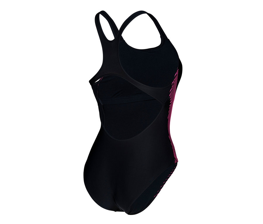 Čierne plavky arena Feel Damen Lily Swim Pro Back Bustier.
