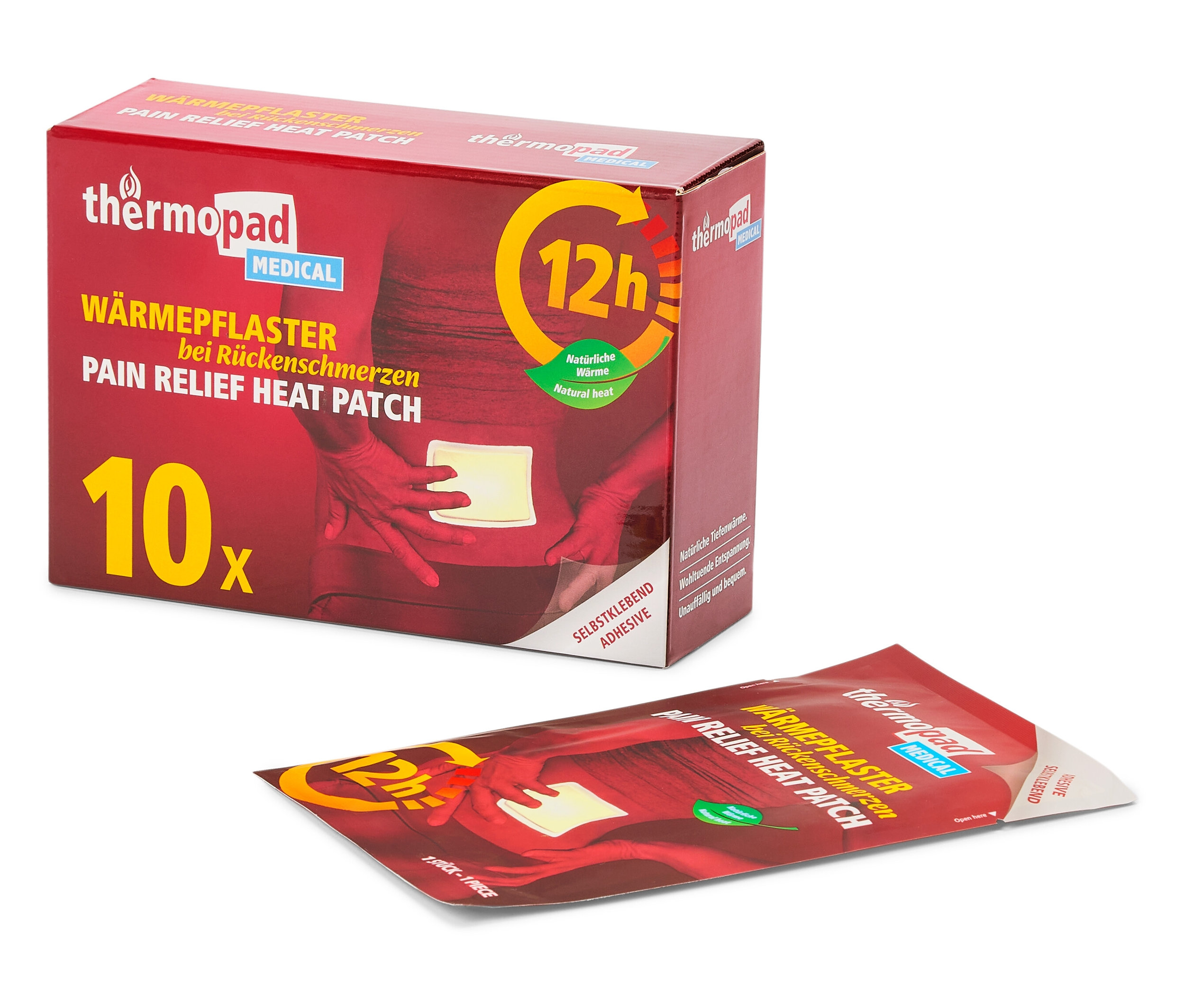 E-shop Thermopad: 10 tepelných náplastí na chrbát