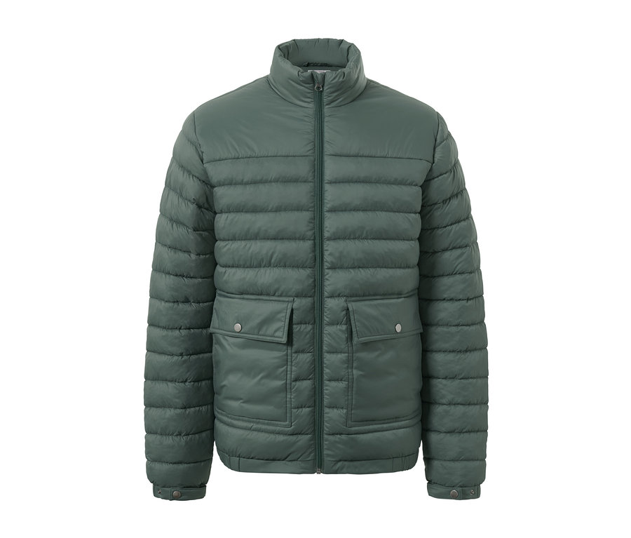 Zelená prešívaná bunda.