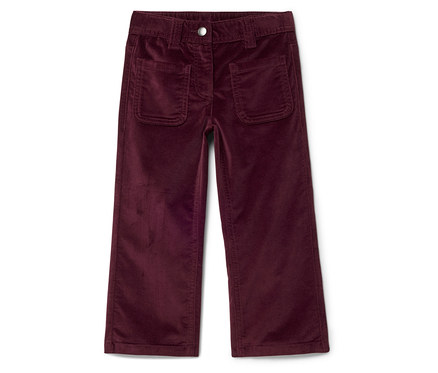 Detské zamatové nohavice