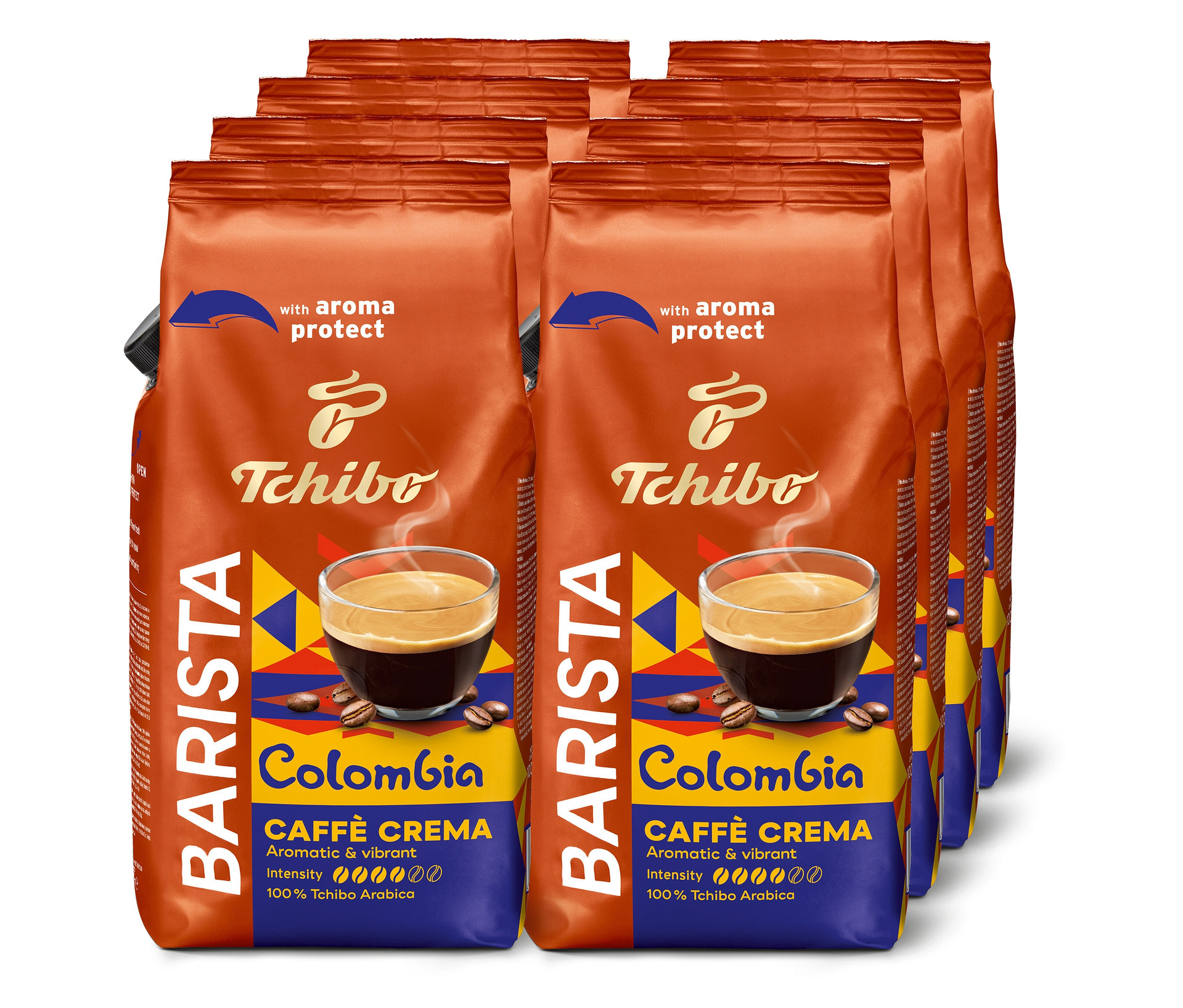 E-shop BARISTA Origins Colombia - 8 x 1 kg, zrnková káva