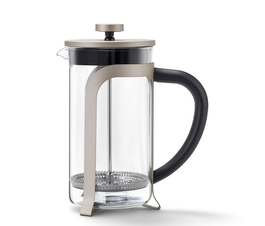 Kanvica french press 800 ml, 6 šálok, farba šampanského.