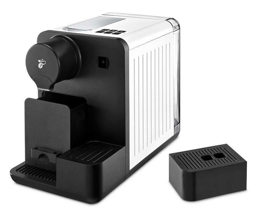 Biely kávovar Cafissimo milk.