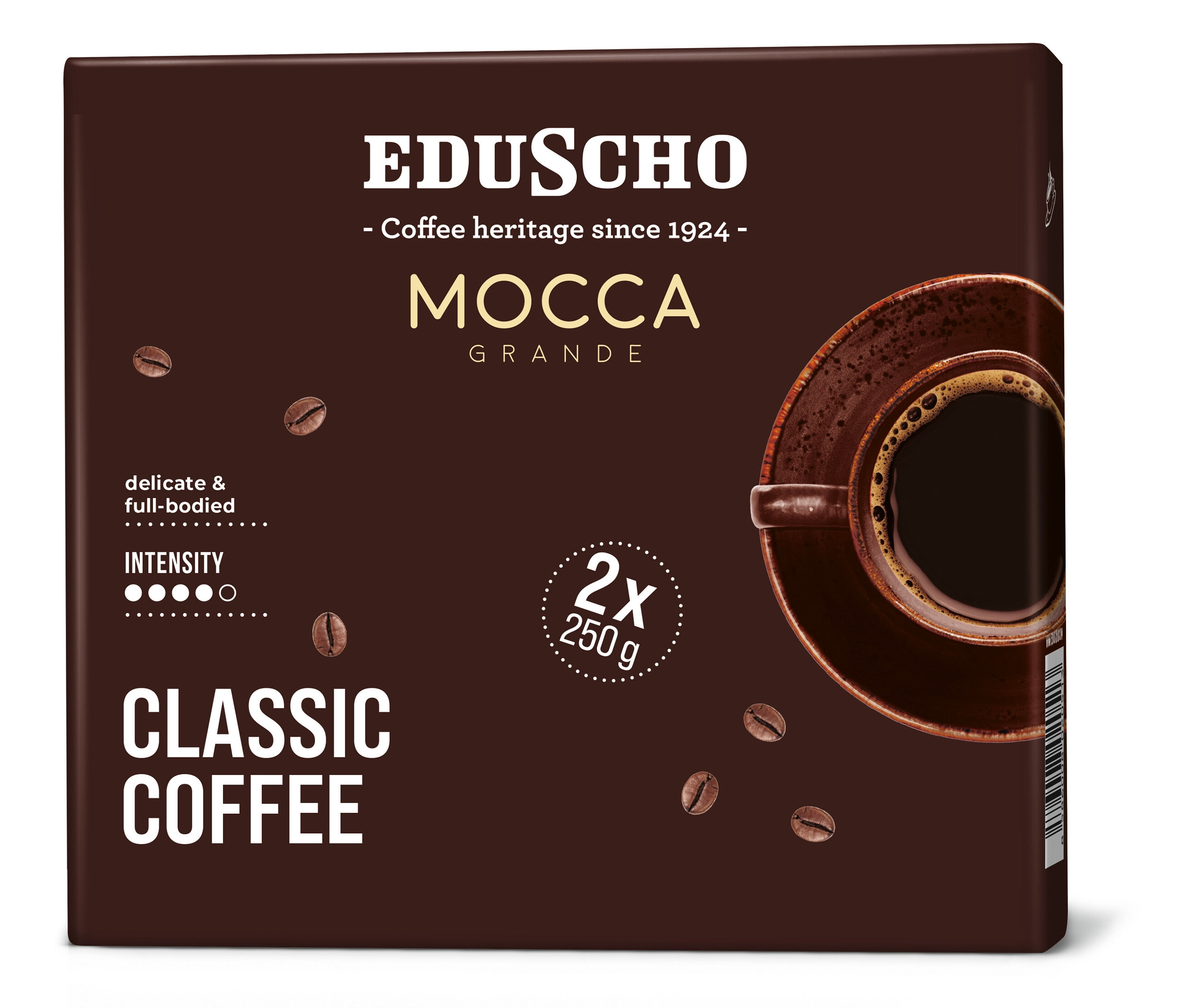 Balenie mletej kávy Eduscho Mocca Grande - 2 x 250 g.