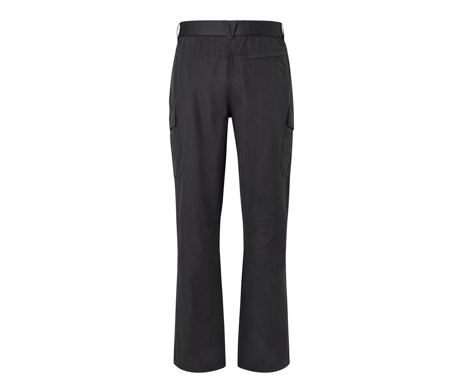 Čierne outdoorové nohavice s ochranou proti komárom.