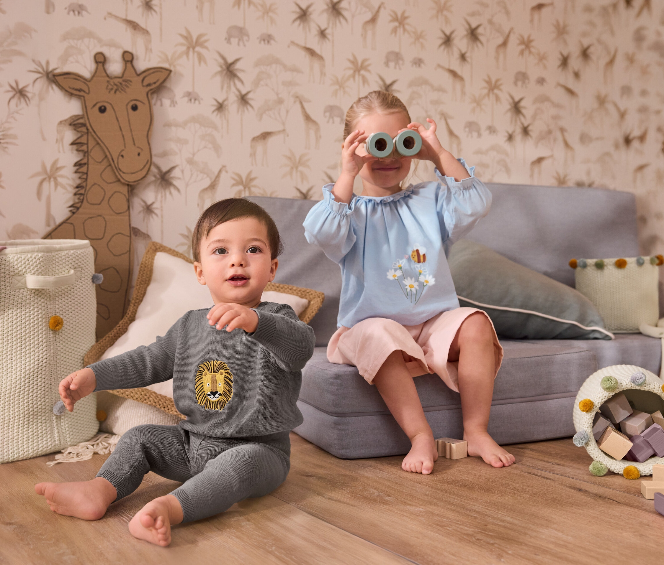 Tchibo - Detská blúzka z materiálu chambray