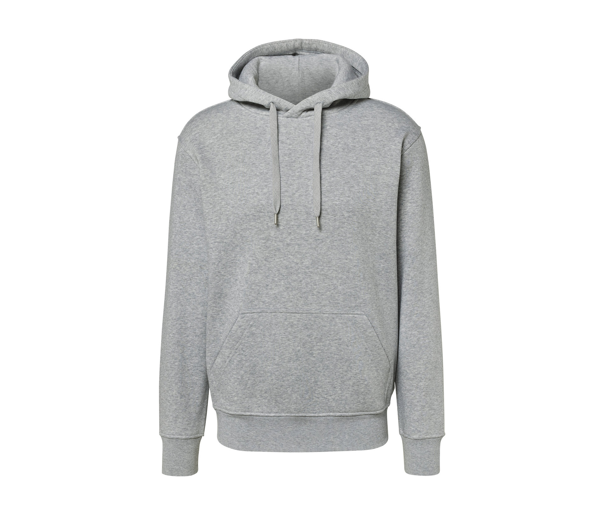 E-shop Mikina s kapucňou, sivá s melírom
