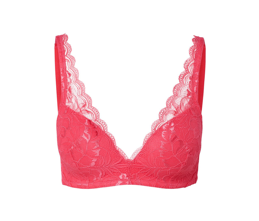 Červená podprsenka s mäkkými košíčkami.