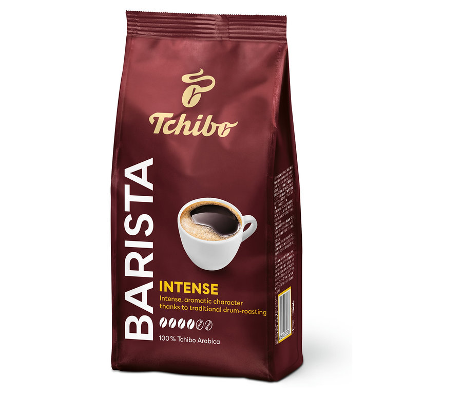 Balenie mletej kávy Tchibo Barista Intense.