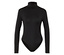 Čierne body s dlhým rukávom a rolákom.