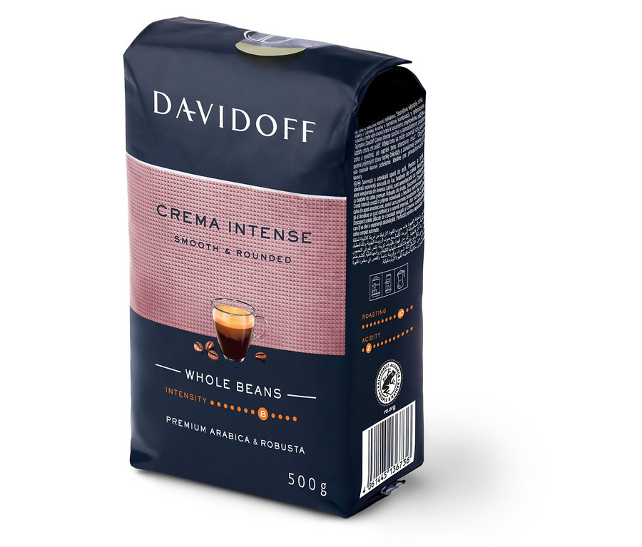 Balenie kávy Davidoff Crema Intense zrnková.