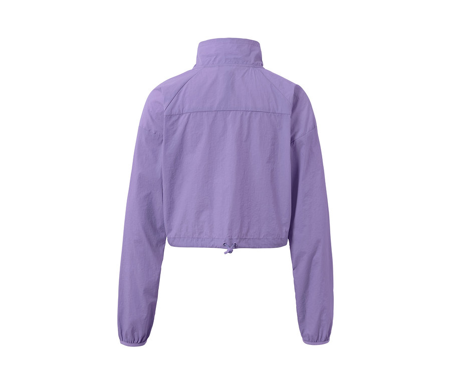 Fialová bežecká bunda 3 v 1.