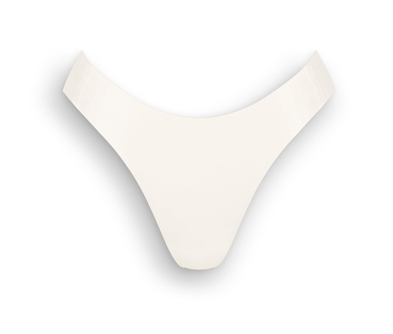 Biele nohavičky sloggi ZERO Feel 2.0 High leg na bielom pozadí.