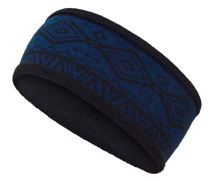 Modrá flísová termočelenka.