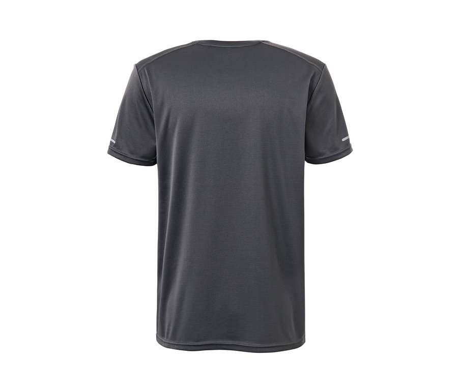 Sivé funkčné tričko.