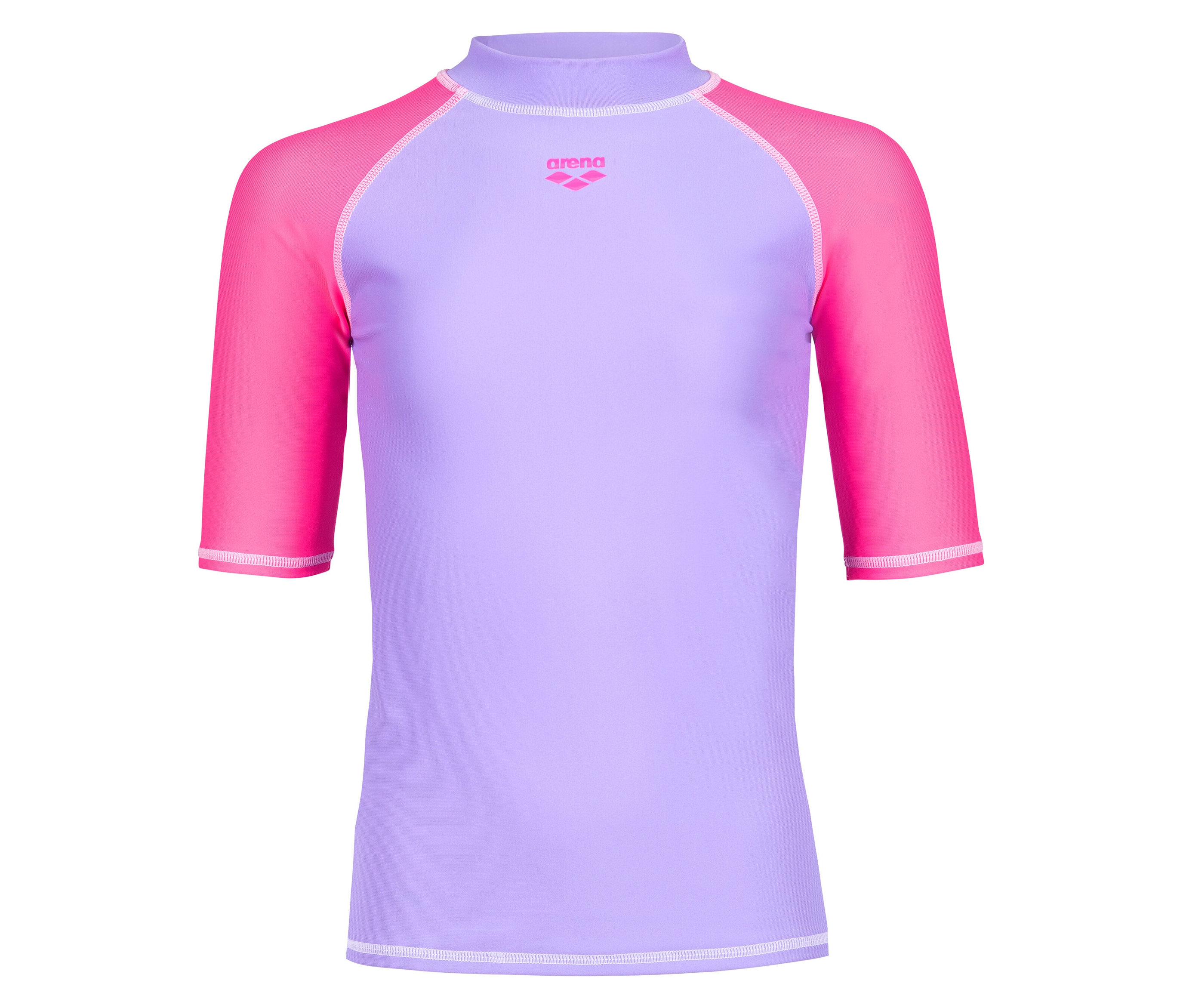 E-shop Detské UV plavecké tričko s krátkym rukávom arena "Rash Graphic", svetlofialové