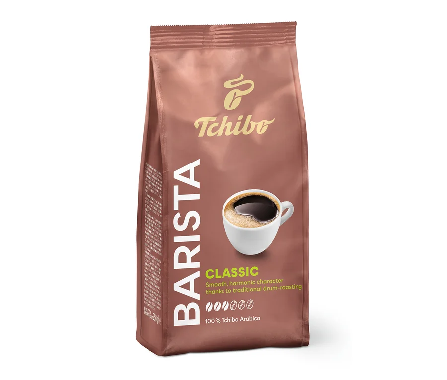 Balenie mletej kávy Tchibo Barista Classic.