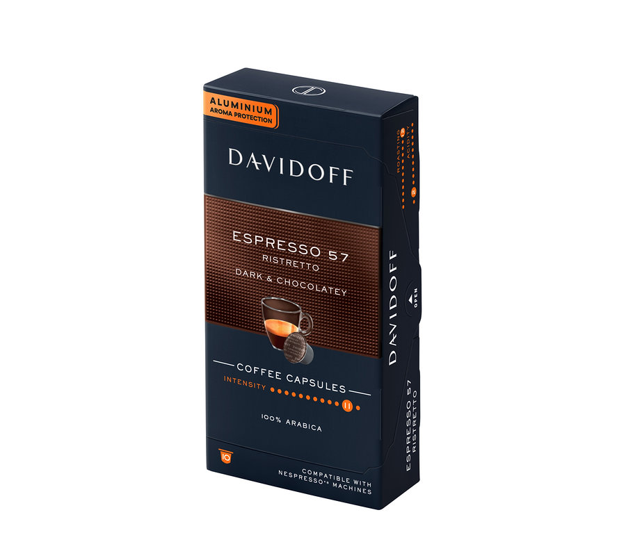 Balenie kávových kapsúl Davidoff Espresso 57.