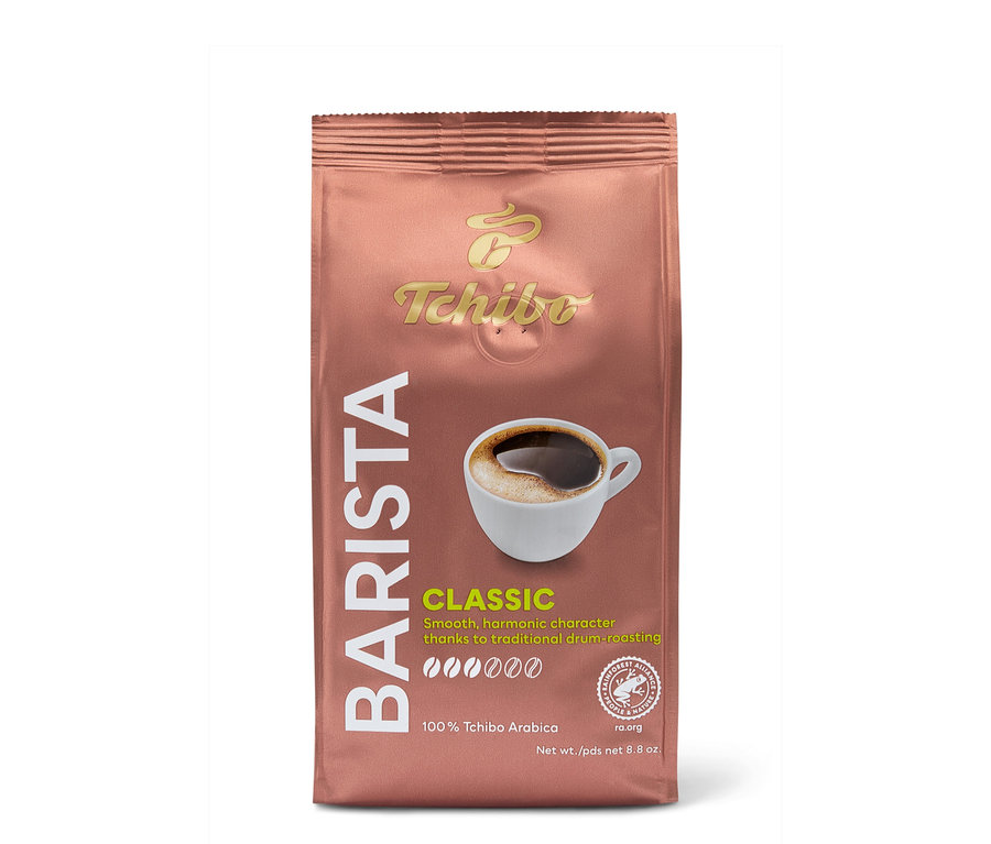 Balenie mletej kávy Tchibo Barista Classic.