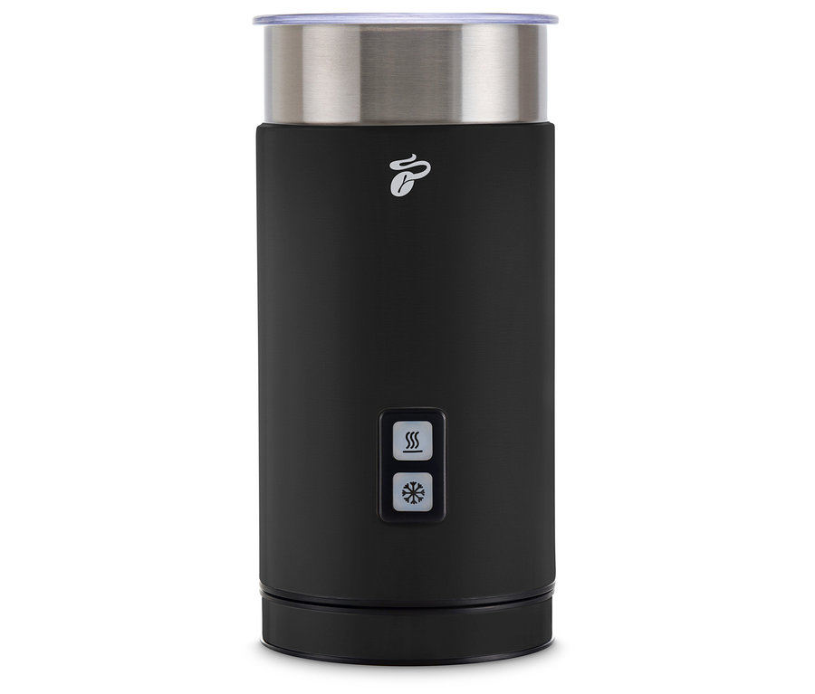 Elektrický napeňovač mlieka, čierny