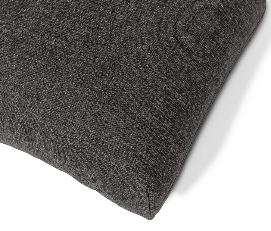 Detail sivej látky jedálenského lavicového ležadla »Elin« 2 v 1.