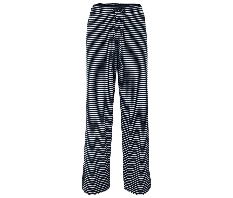 Pohodlné nohavice s prúžkovaným vzorom.