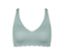 Detail mäkkej podprsenky sloggi ZERO Feel Bliss Soft Bra vo farbe misty turquoise.