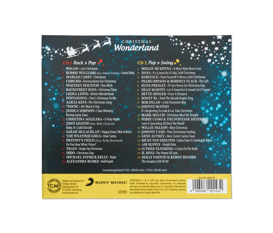 Obal CD »Christmas Wonderland«.