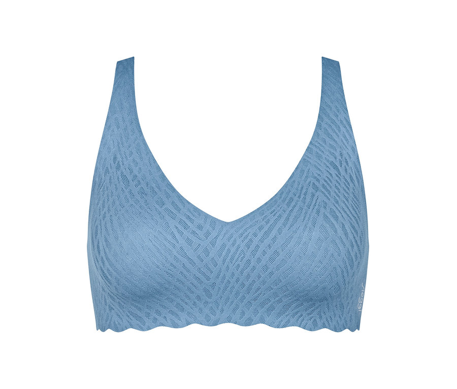 Modrá podprsenka sloggi ZERO Feel Bliss Soft bra.
