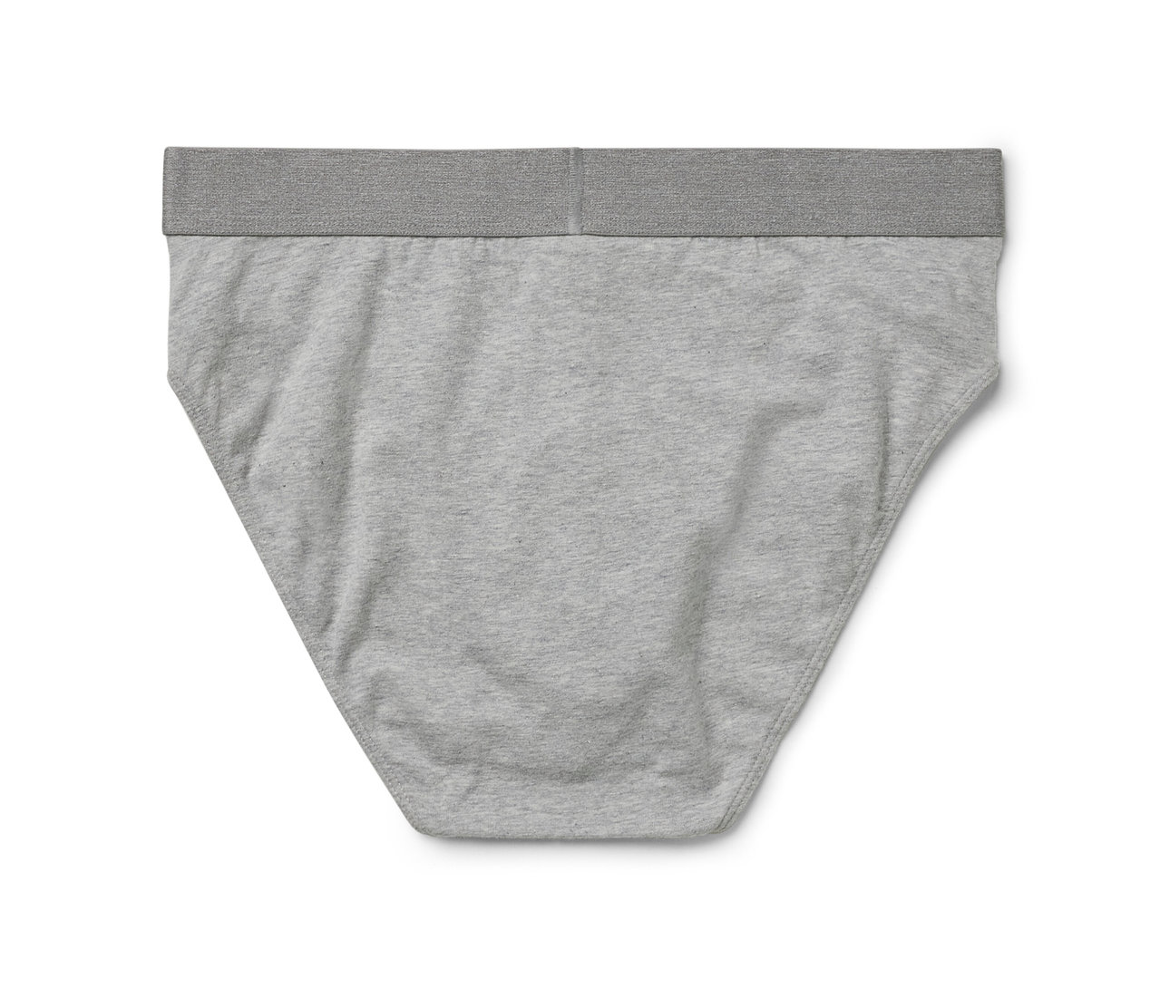 Detail sivých pánskych slipov, 4 ks