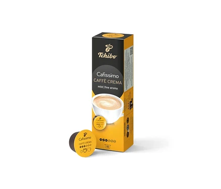 Balenie Cafissimo Caffè Crema mild a kapsula. Balenie obsahuje 10 kapsúl.