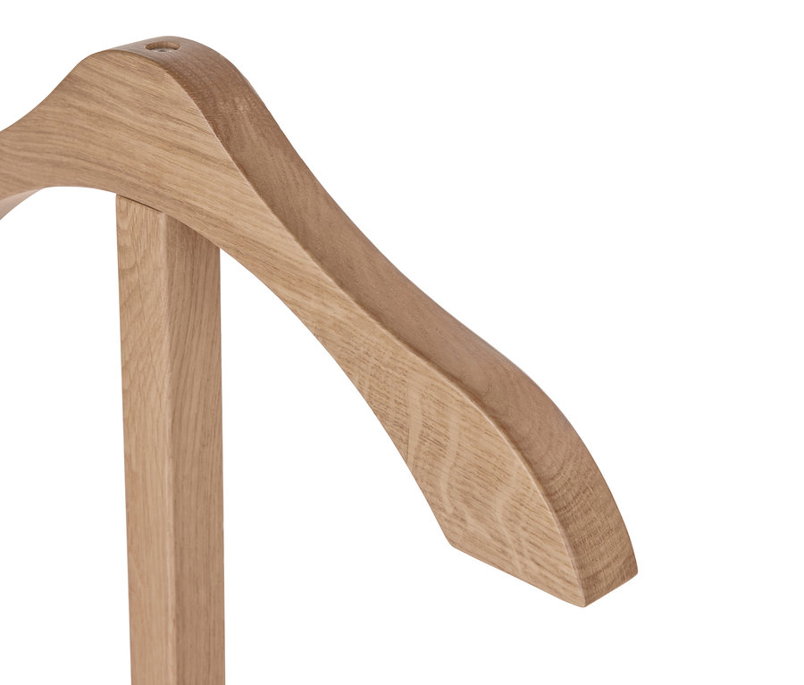 Detail dreveného nemého sluhu.