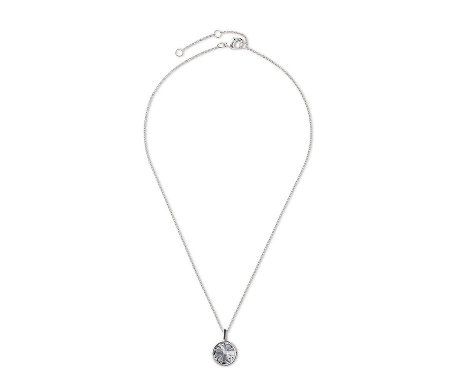 Strieborný náhrdelník s krištáľom Rivoli od Swarovski®.
