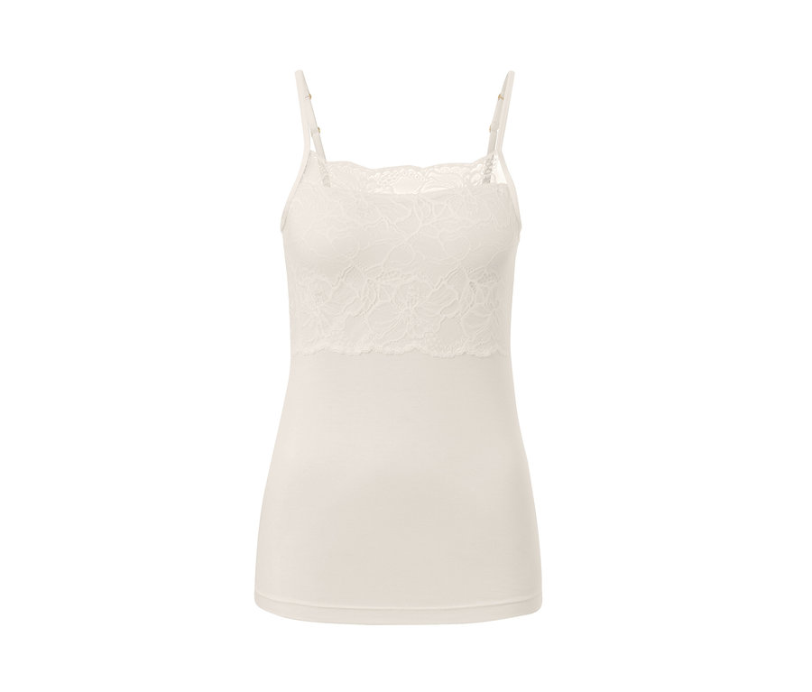 Krémová košieľka z modalu.