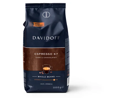 Balenie DAVIDOFF CAFÉ Espresso 57 - 1x 1000 g celé zrná.