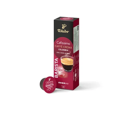 Balenie a kapsula Cafissimo BARISTA Caffè Crema Colombia.