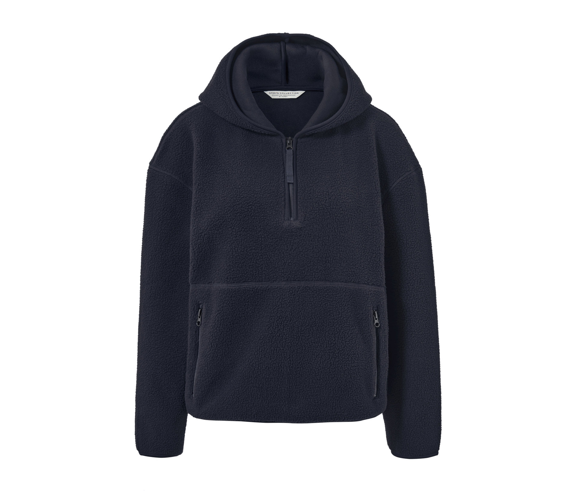 E-shop Plyšový pulóver s kapucňou