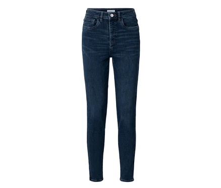 Tmavomodré skinny džínsy – strih »Hanna«.