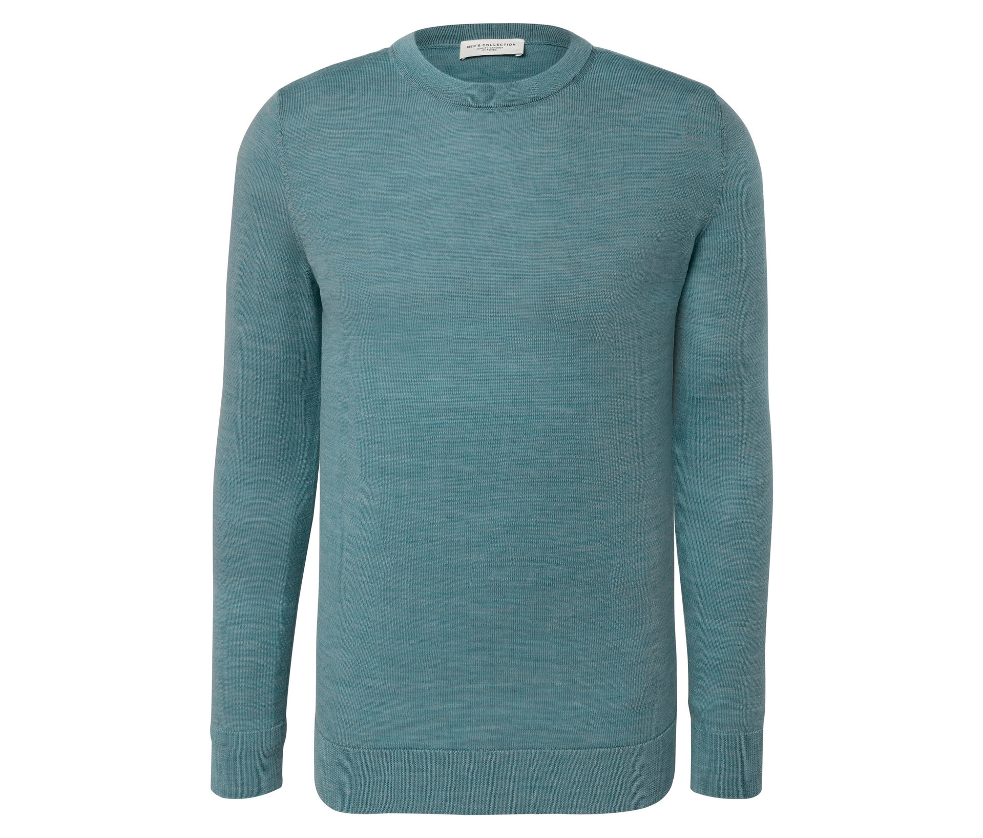 E-shop Pulóver z vlny merino, svetlomodrý s melírom