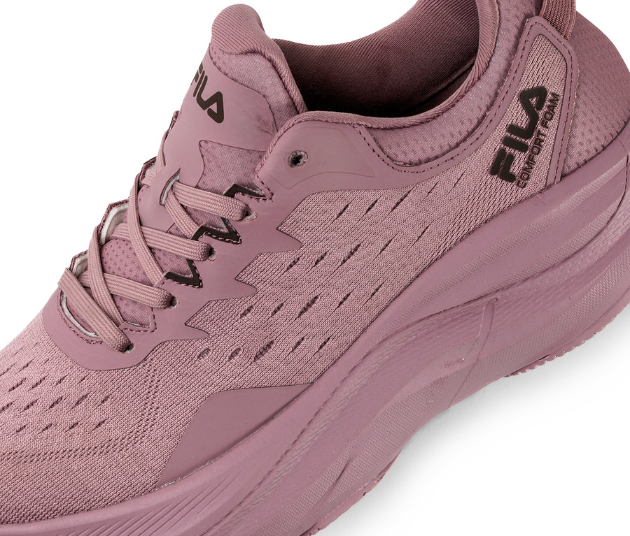Detail dámskeho tenisky FILA Retron v odtieni mauve shadow.
