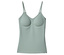 Svetlozelený tielko s výstrihom do V a vstavanou podprsenkou.